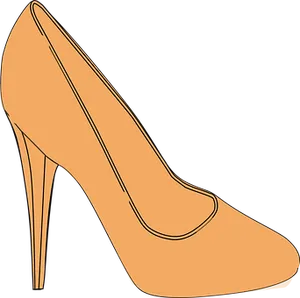 Elegant Stiletto Pump Illustration