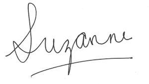 Elegant Suzanne Signature PNG image