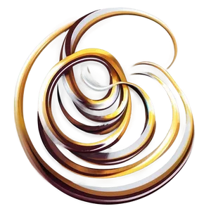 Elegant Swirl Illustration PNG 05242024