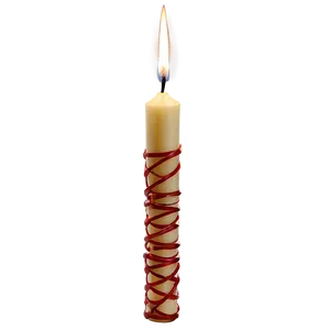 Elegant Taper Candle PNG 36