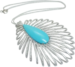Elegant Teardrop Pendant Jewelry PNG image