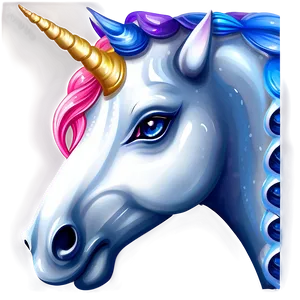 Elegant Unicorn Clipart PNG Svq80 PNG