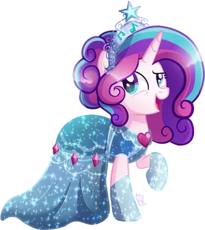 Elegant Unicorn My Little Pony PNG image