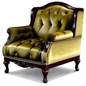 Elegant Velvet Armchair Png 85 PNG image