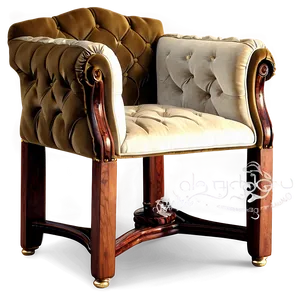 Elegant Velvet Armchair Png Kkl PNG image