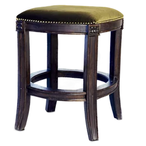 Elegant Velvet Barstool Png Fhf79 PNG image