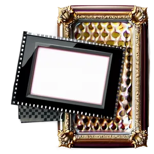 Elegant Video Frame Style Png 06262024 PNG image