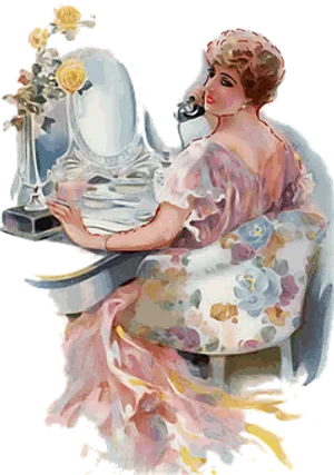 Elegant Vintage Ladyat Vanity