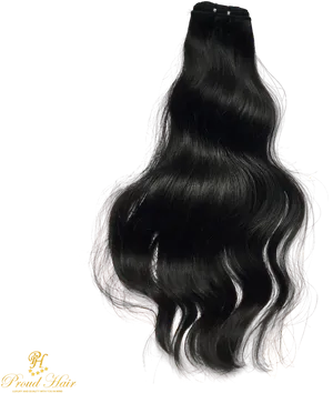 Elegant Waves Hair Extension PNG image