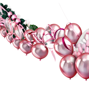 Elegant Wedding Balloon Garland Png 74 PNG image