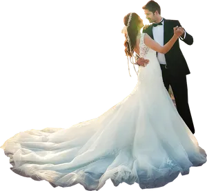 Elegant Wedding Dance PNG image