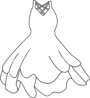Elegant Wedding Dress Graphic
