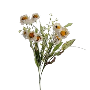 Elegant White Daisy Bouquet PNG image