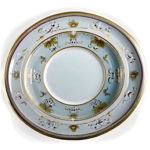 Elegant White Dinner Plate Png 06212024 PNG image