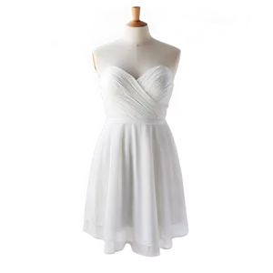 Elegant White Dress Png 06212024 PNG image