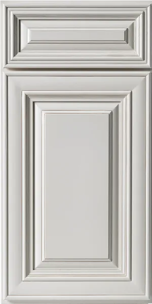 Elegant White Panel Door PNG image