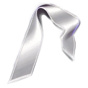 Elegant White Ribbon Png 06122024 PNG image