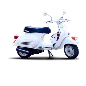 Elegant White Vespa Png 06252024 PNG image