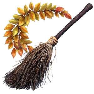 Elegant Witches Broom PNG 2 PNG