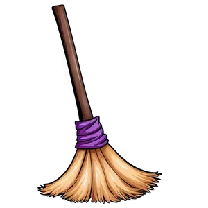 Elegant Witches Broom PNG Lxm