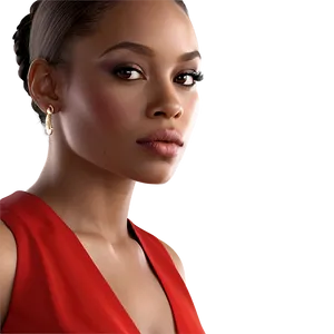 Elegant Woman Portrait PNG 56
