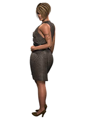 Elegant Woman3 D Model Pose