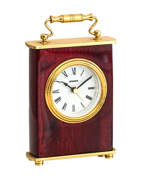 Elegant Wooden Desk Clock