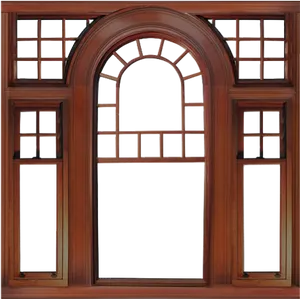 Elegant Wooden Door Design PNG image