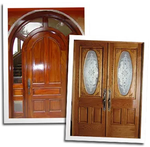 Elegant Wooden Doors Designs PNG image