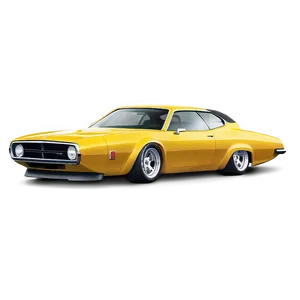 Elegant Yellow Car PNG 06292024 PNG