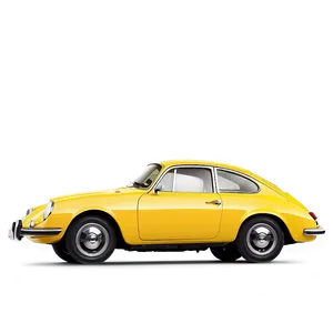 Elegant Yellow Car PNG Xcd