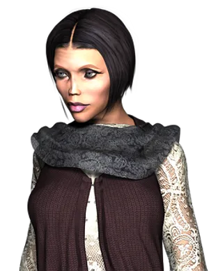 Elegant3 D Rendered Woman