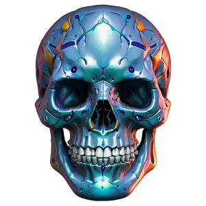 Elemental Skull Graphic PNG A PNG