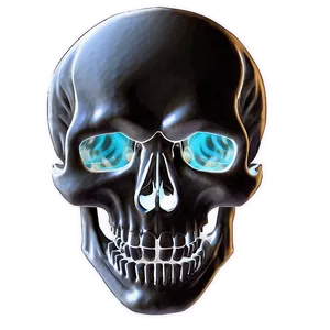 Elemental Skull Graphic Png B PNG image