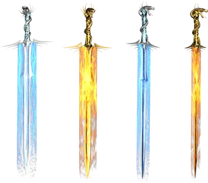 Elemental Swords Collection PNG