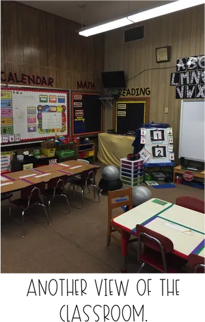 Elementary Classroom Interior PNG image