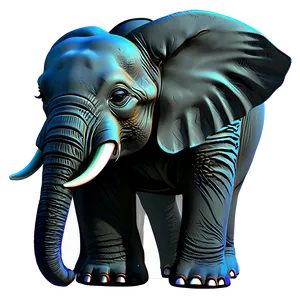 Elephant Cartoon Background PNG 71