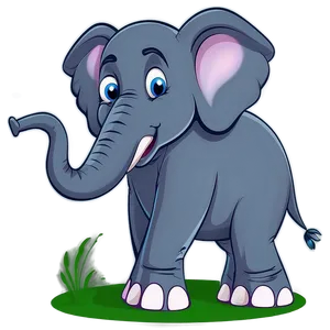 Elephant Cartoon Character Png 30 PNG image