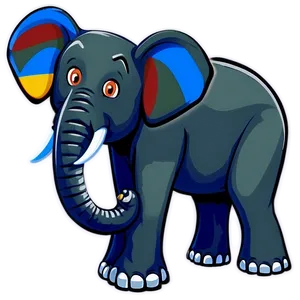 Elephant Cartoon For Kids Png Ccs23 PNG image