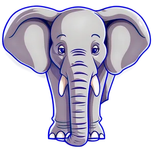 Elephant Cartoon Icon PNG Ioh37
