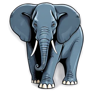 Elephant Cartoon Illustration Png 29 PNG image