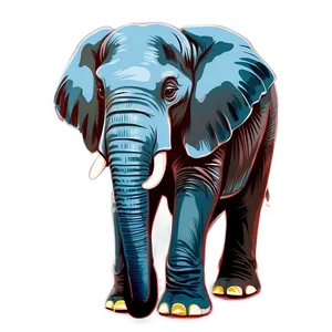 Elephant Cartoon Illustration Png Ija35 PNG image