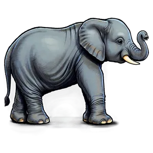 Elephant Cartoon In Pajamas PNG 33 PNG