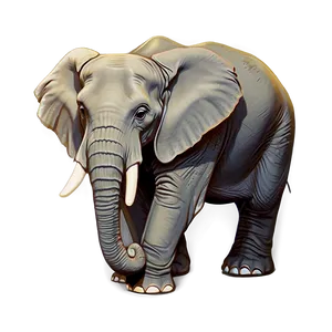 Elephant Cartoon Png 06212024 PNG image