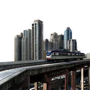Elevated Railway Tracks City View PNG Bnp13 PNG