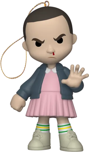 Eleven Stranger Things Figure PNG