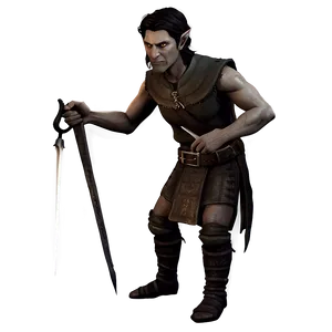 Elf Blacksmith Crafting PNG Wqb1