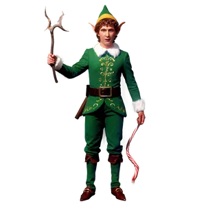 Elf Body With Magic Staff PNG 61 PNG