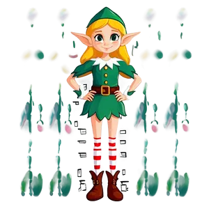 Elf Character Body Design Png 06282024 PNG image