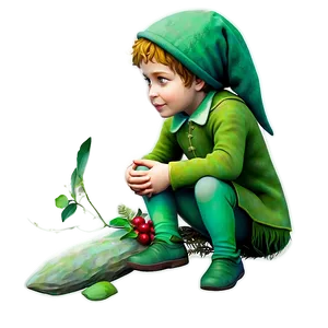Elf Child In Forest PNG 58